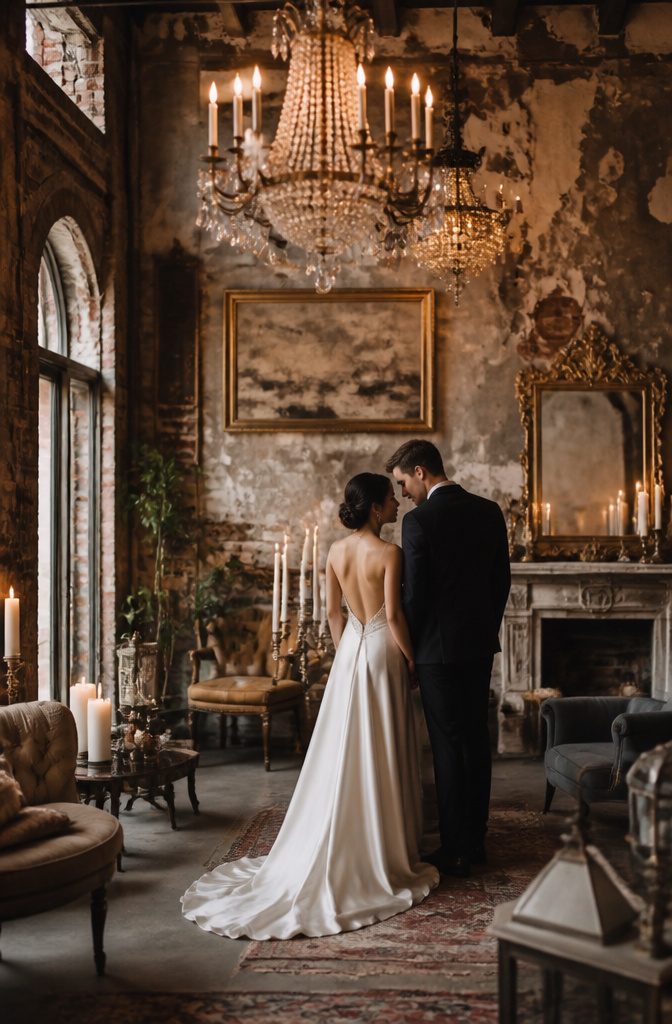 Fantasy Wedding Venues That Feel Like Another World 11 Eclectic vintage decor inside The Ruins private dining club.